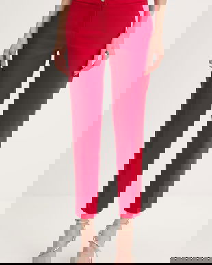 Morgan pantaloni pentru femei, cu bumbac