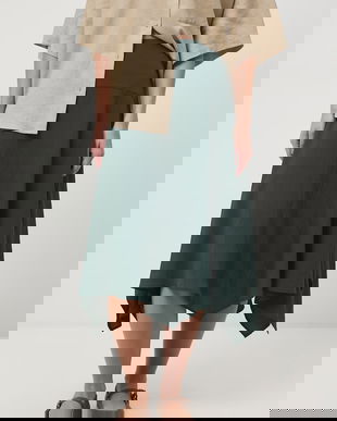 Medicine fustă asimetrică cu modal