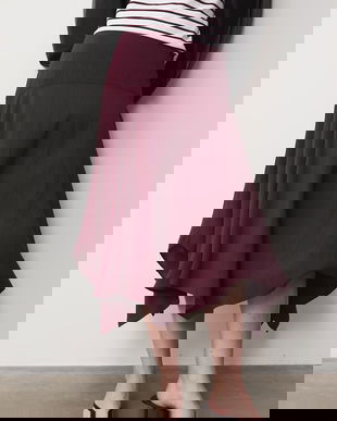 Medicine fustă asimetrică cu modal