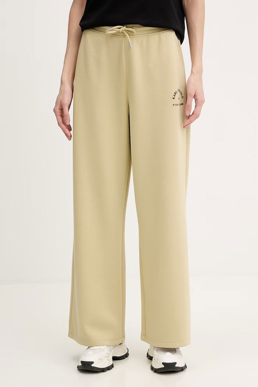 Karl Lagerfeld pantaloni de trening pentru femei, cu vâscoză