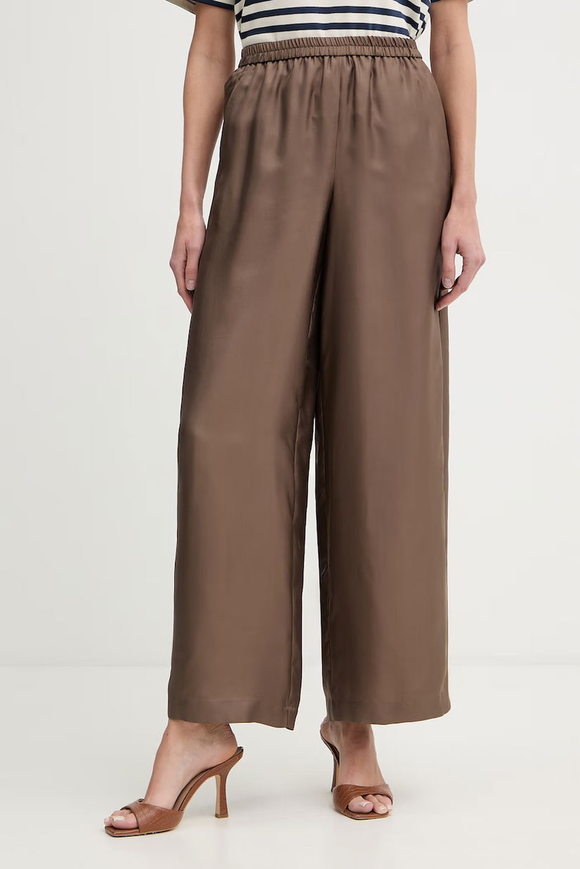 Marella pantaloni pentru femei, din mătase MLMQUIZ