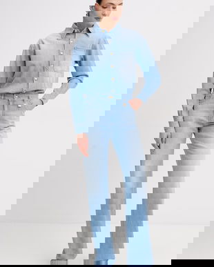 Elisabetta Franchi salopetă pentru femei, din denim