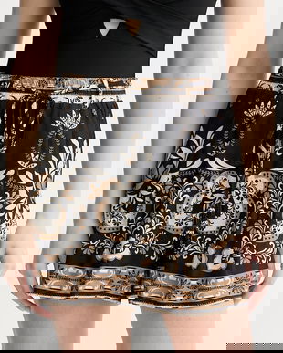 Twinset pantaloni scurți pentru femei, cu in