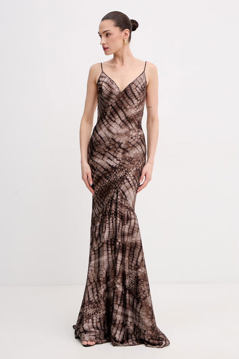 Elisabetta Franchi rochie lenjerie intimă cu vâscoză