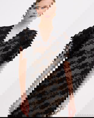 Twinset rochie din bumbac