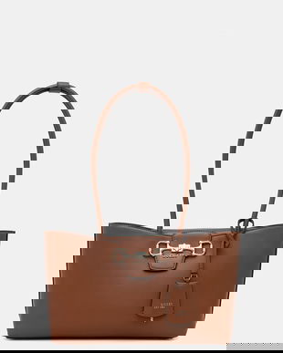 Guess tote bag feminină cu imitație de piele JANIE