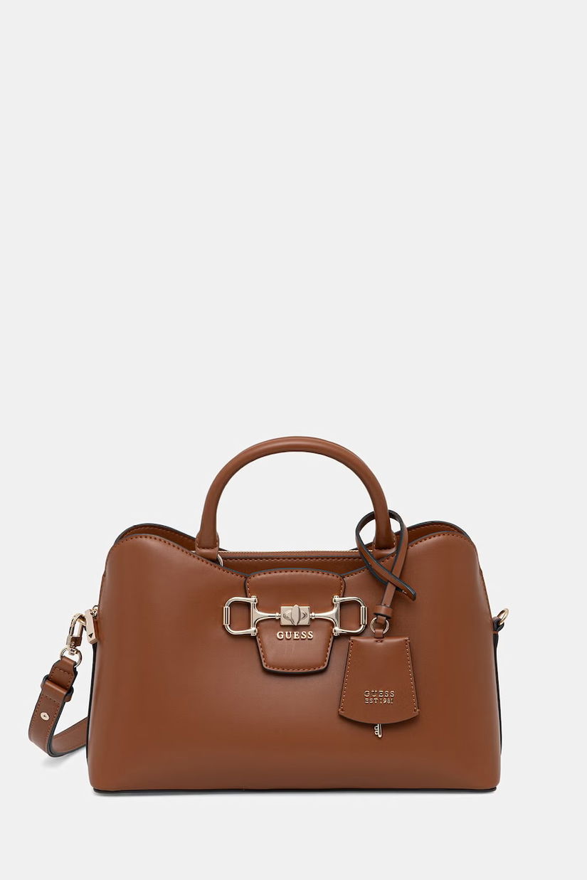 Guess geantă tote de damă din imitație de piele JANIE