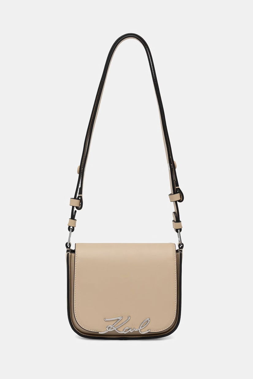 Karl Lagerfeld poștaș de damă cu imitație de piele K/SIGNATURE