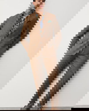 Medicine pantaloni chinos pentru bărbați, din lână