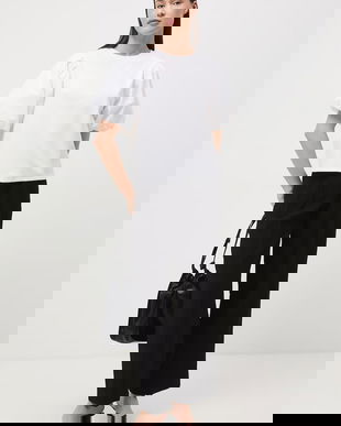 Medicine pantaloni wide leg pentru femei, cu vâscoză