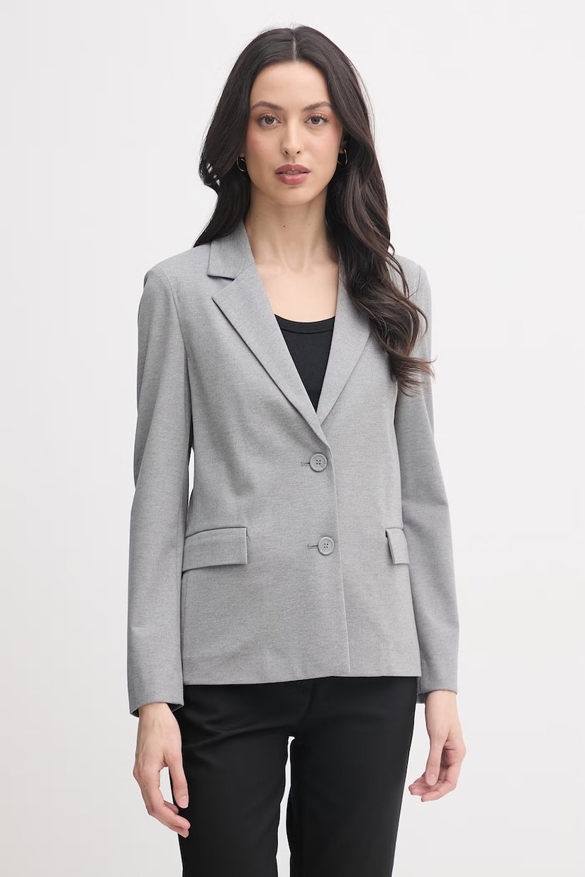 United Colors of Benetton sacou cu un singur rând de nasturi pentru femei, cu vâscoză