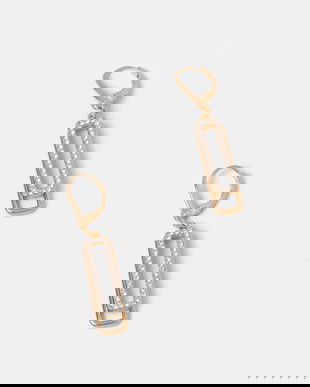 DKNY cercei pentru femei, din metal cu zirconiu cubic