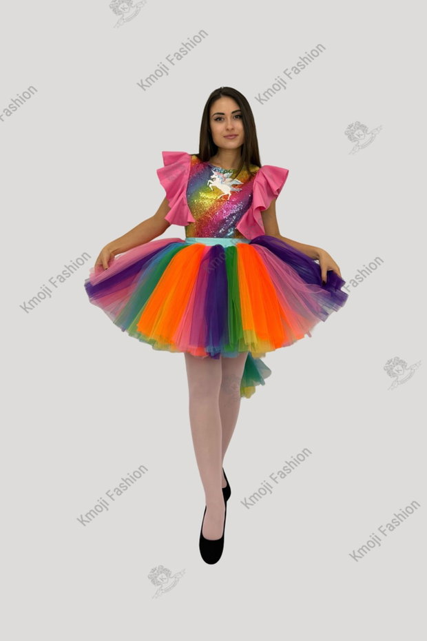 Rochie Unicorn Multicolor Adult