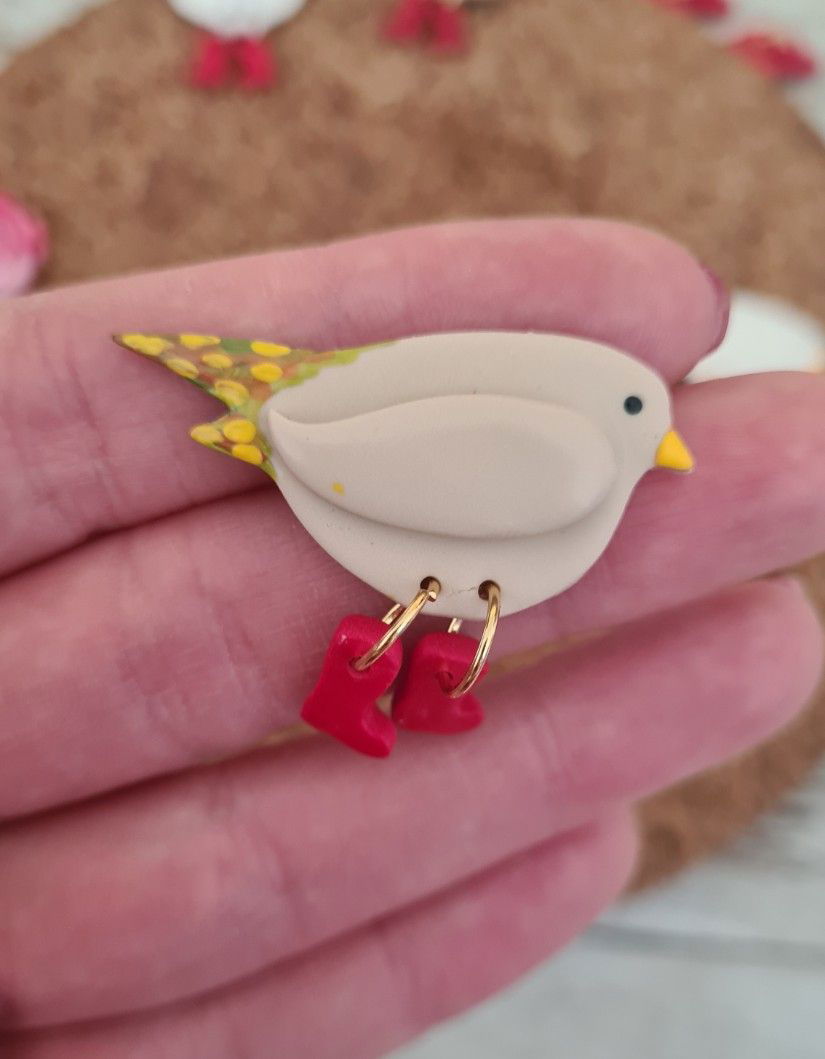 Brosa vrabiuta cu ghete