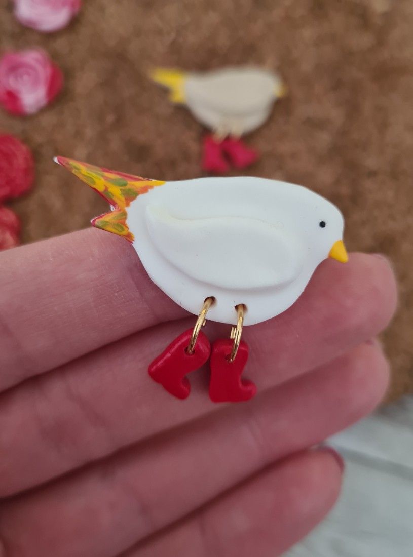 Brosa vrabiuta cu ghete