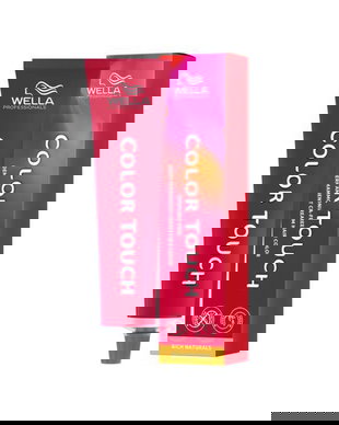 Vopsea de Par Demipermanenta - Wella Professionals Color Touch, Rich Naturals, Medium Blonde Ash Cendre 7/19, 60 ml