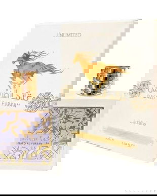 Apa de Parfum Unisex - Lattafa Perfumes EDP Qaed Al Fursan Unlimited, 90 ml