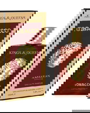 Apa de Parfum Unisex - Amaran Kings &amp; Queens Tobacco, 100 ml