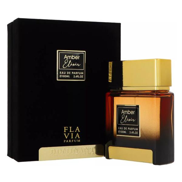 Apa de Parfum pentru Barbati - Flavia Amber Elixir Eau de Parfum, 100 ml