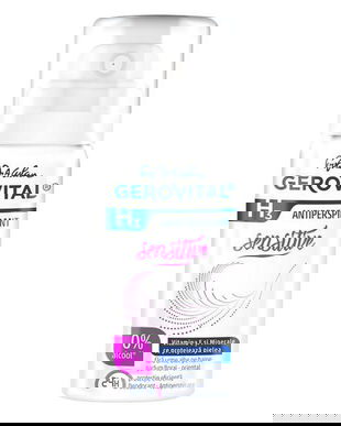 Deodorant Antiperspirant fara Alcool - Gerovital H3 Sensitive, 40 ml