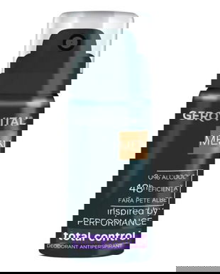 Deodorant Antiperspirant fara Alcool - Gerovital Men Total Control, 40 ml