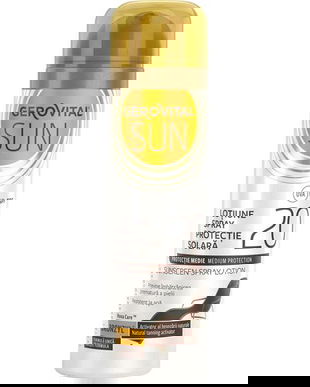 Lotiune Spray Protectie Solara SPF 20 - Gerovital Sun Sunscreen Spray Lotion, 150 ml