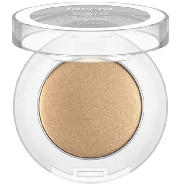 Fard de Pleoape Bio - Lavera Signature Colour Eyeshadow, nuanta Dazzling Gold 08, 2 g