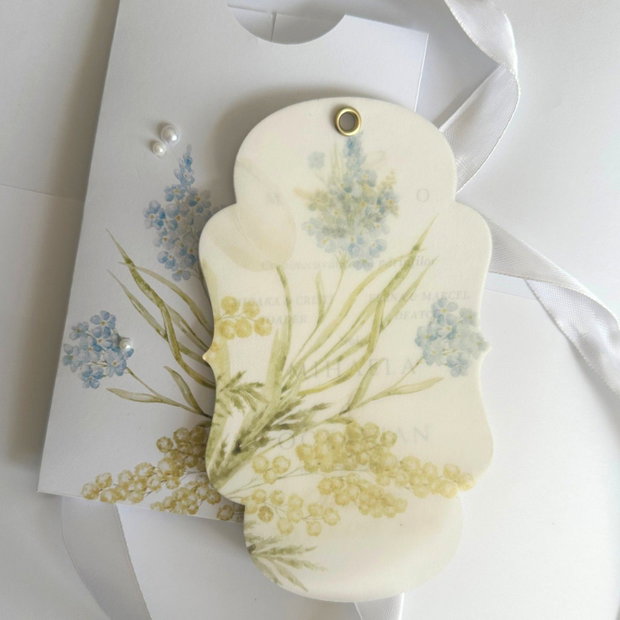 Invitatie Nunta cu motiv floral