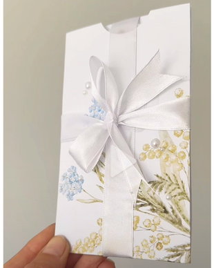 Invitatie Nunta cu motiv floral