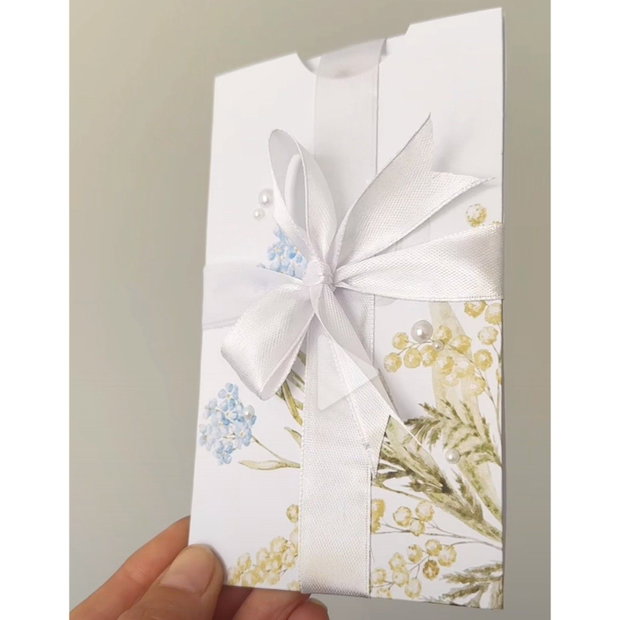 Invitatie Nunta cu motiv floral