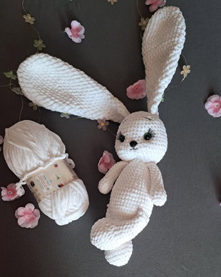 Iepuraș croșetat handmade  jucărie din pluș
