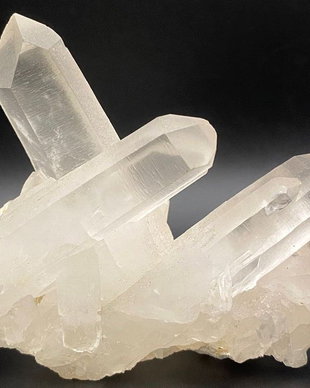 Cuart Transparent (Cristal de Stanca) - Cluster piatra semipretioasa