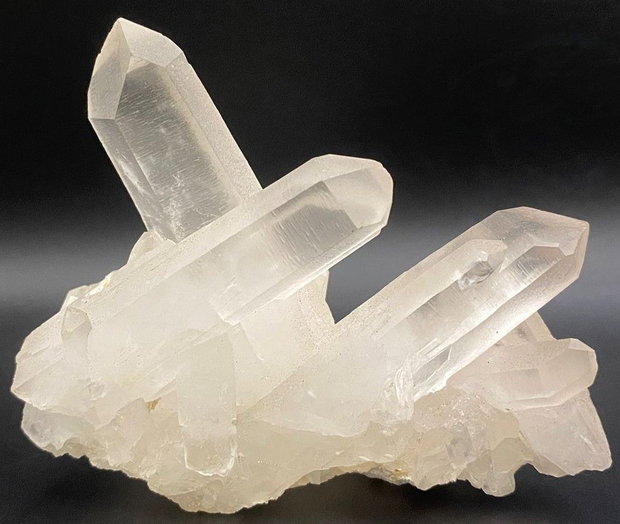 Cuart Transparent (Cristal de Stanca) - Cluster piatra semipretioasa