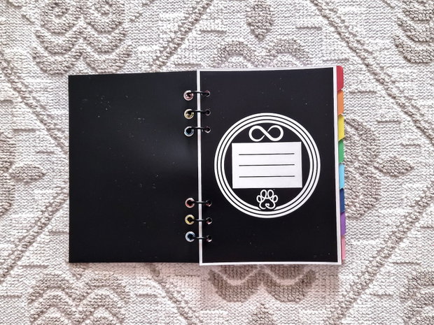 CAIET MECANIC A5 cu Refill Rezerve Foi - Print Personalizat Fata-Verso si Separatoare (Planner, Organizator)
