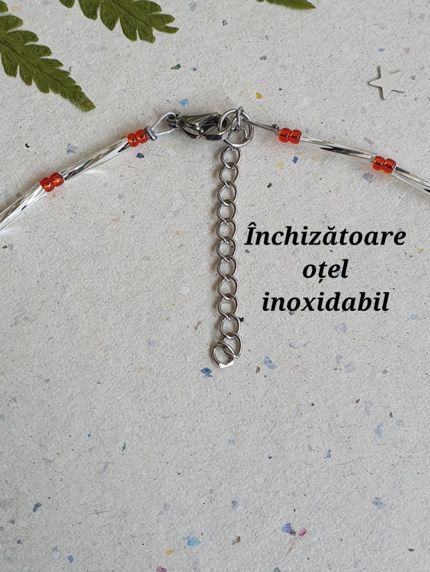 Choker minimalist cu mărgele Miyuki