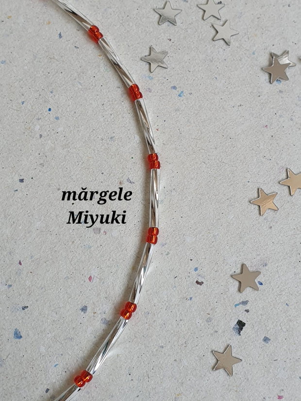 Choker minimalist cu mărgele Miyuki