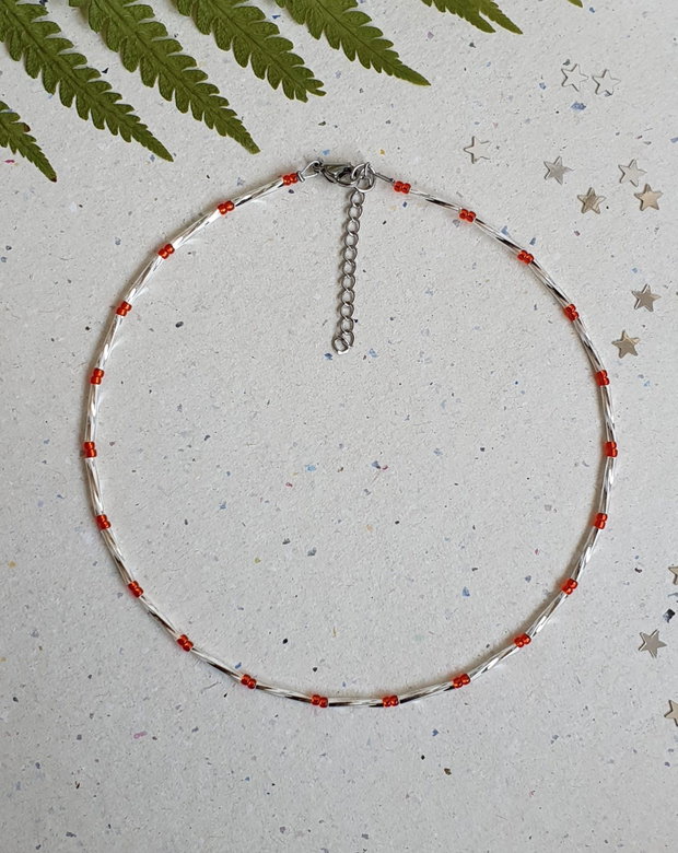 Choker minimalist cu mărgele Miyuki