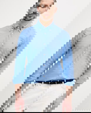 BOSS cămașă oxford pentru bărbați, din bumbac ROAN