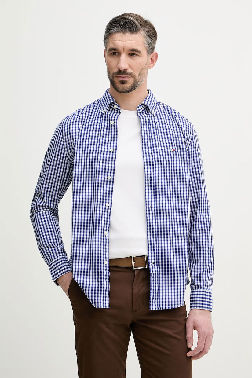 Tommy Hilfiger cămașă pentru bărbați, din bumbac