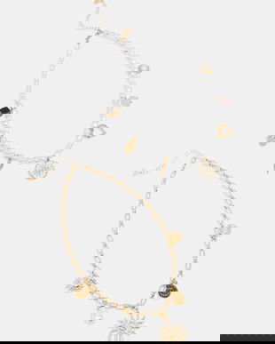 Aldo colier metalic pentru femei SOLAMOUR pachet de 2