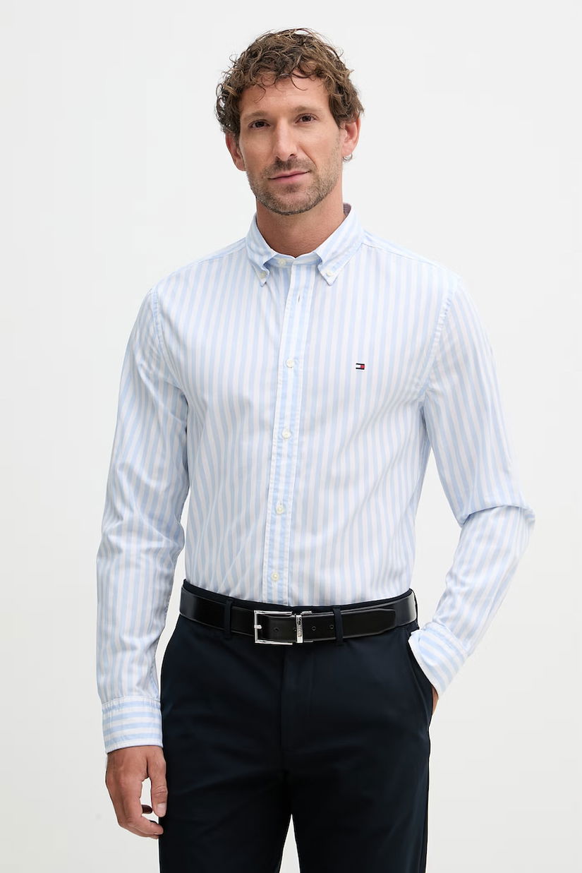 Tommy Hilfiger cămașă pentru bărbați, din bumbac