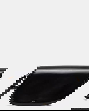 A.P.C. geantă baguette pentru femei, din piele LE B-SIDE