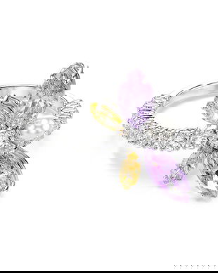 Swarovski inel pentru femei, din metal cu zirconiu cubic Ariana Grande x Swarovski