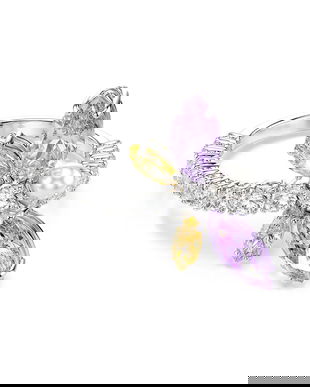 Swarovski inel pentru femei, din metal cu cristal swarovski Ariana Grande x Swarovski