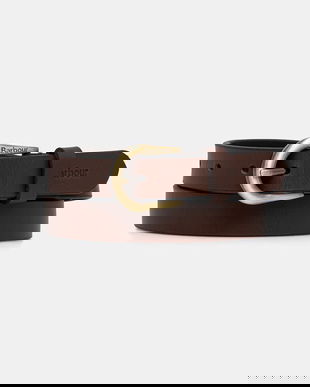 Barbour curea de femei de piele Allanton