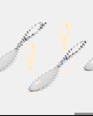 DKNY cercei femei metalici