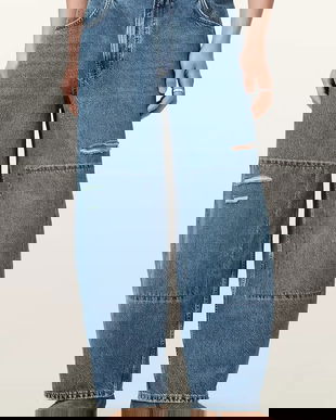 AllSaints blugi barrel bărbați BARREL SLOUCH