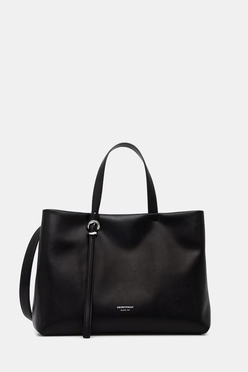 Emporio Armani geantă shopper pentru femei, din piele