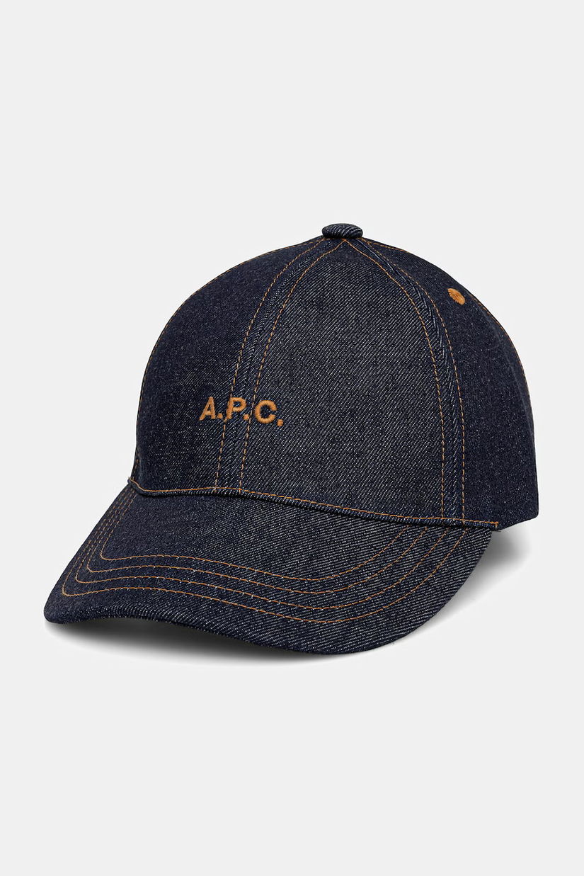 A.P.C. șapcă de denim CASQUETTE THAIS