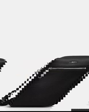 BOSS borsetă de umăr pentru bărbați, din piele